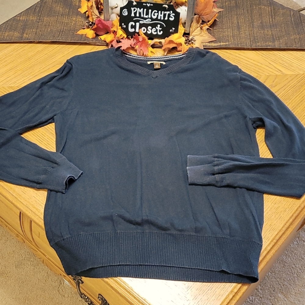 Sonoma V-Neck Medium Sweater Navy